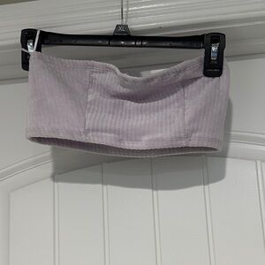 Lavender Ribbed Tube Top